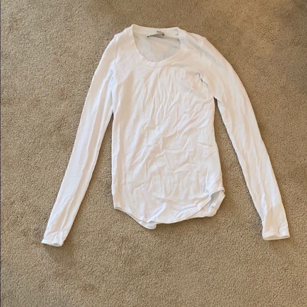 New aritzia white knitted long sleeve XS